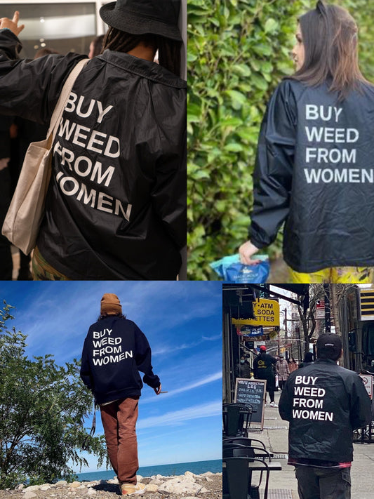 Black Buy Weed From Women ™ Honey Grams Jacket